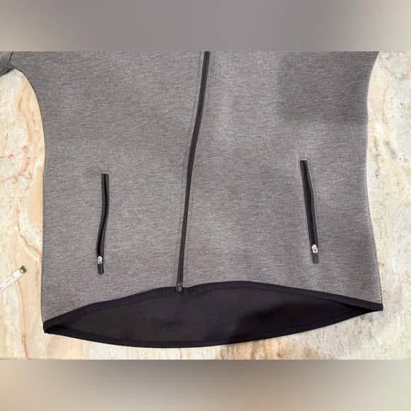 Women’s ABERCROMBIE & FITCH Neoprene activewear zip up hoodie- Size Small - Picture 9 of 11